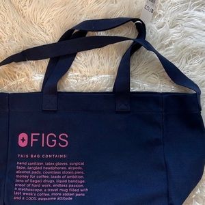 Figs Night Sky Canvas Tote Bag - O/S / Night Sky